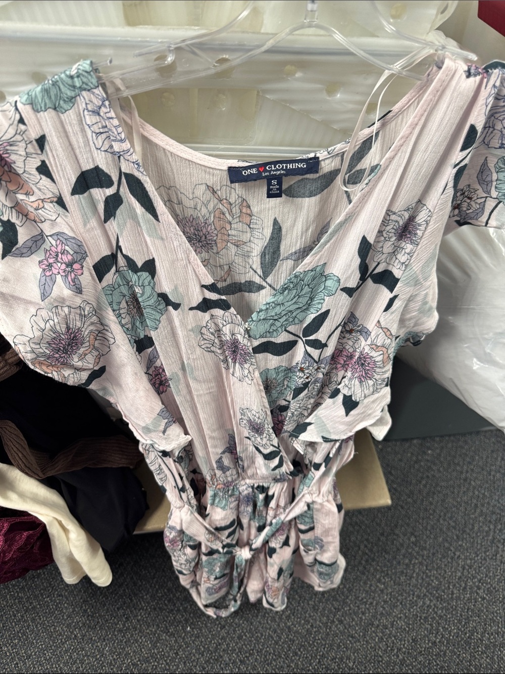 One clothing floral romper S // 070119